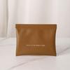 Mini Multifunctional Automatic Sealing PU Leather Storage Bag Travel Compact For Headphones Lipstick Coin Sanitary Napkins
