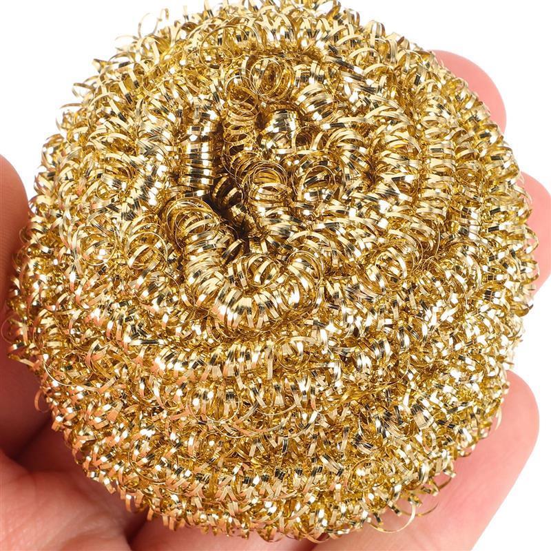 10Pcs Soldering Tip Cleaner Steel Wool Iron Copper Wire Cleaning Balls Soldering Tip Cleaner Brass Wire Balls
