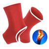 Sport Knöchelbandage Nylon Knöchelschutz Stütze Atmungsaktive Schutzhülle Wickel RotS