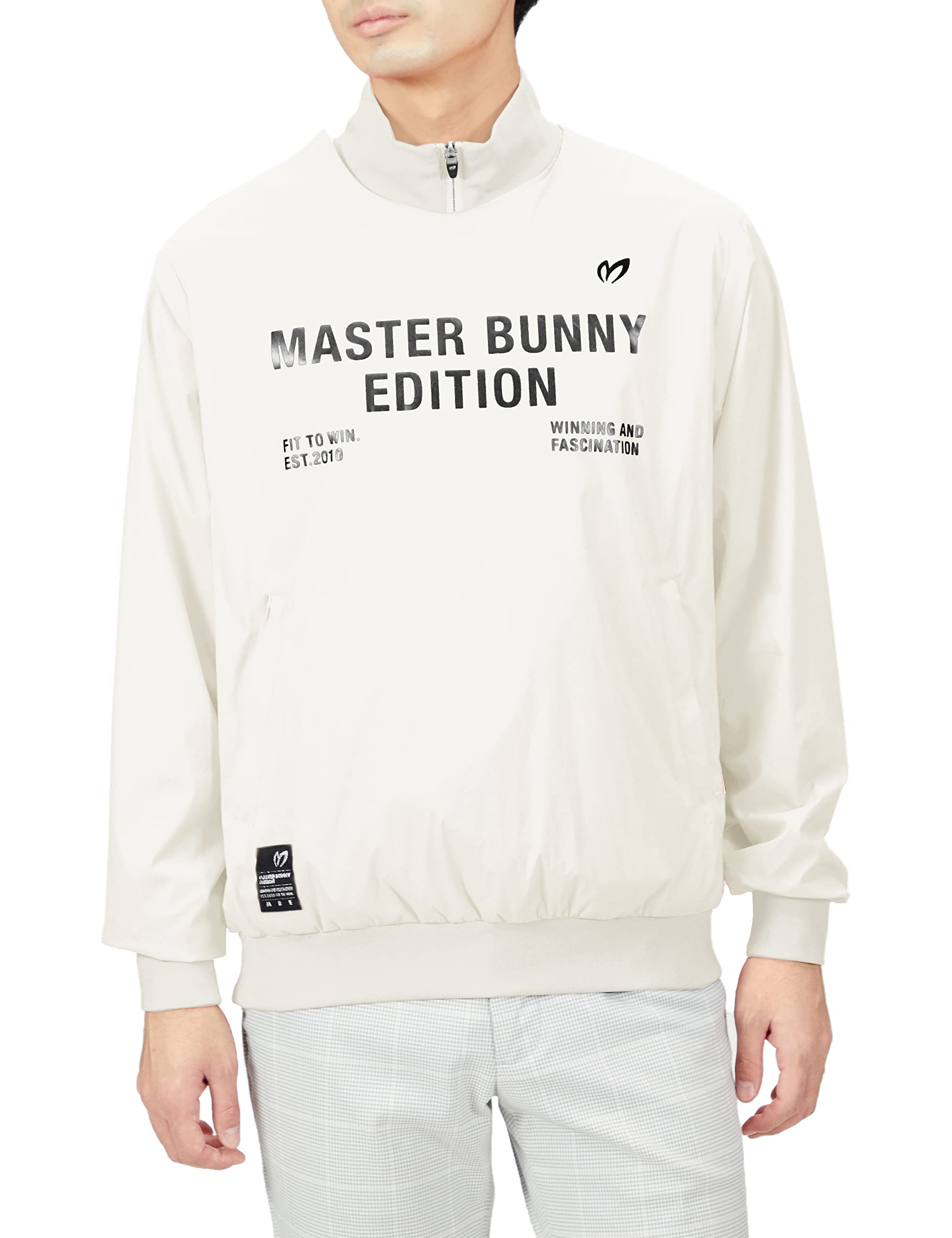 

Water Repellent Sneed Jack Golf Outerwear 6 [Master Bunny] Men s (Stretchy/Pearl Coating) / / 758-2221001 030_White [LL]