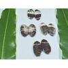 12X24-12X24MM Natural Zebra Jasper Match Pair Oval Loose Gemstone 4Pair Lot A-158