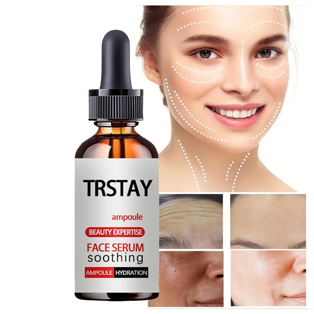 Glycyrrhiza sérum réparateur collagène visage Anti-rides crème blanchissante contrôle de l'huile hydratant efficace rétrécissement des Pores rajeunissement