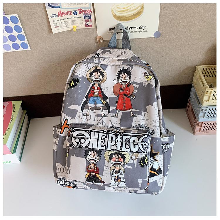 Kindergarten Children S Schoolbag Cartoon Animation Fashion Printing Boys And Girls Backpack Children S Backpack серый
