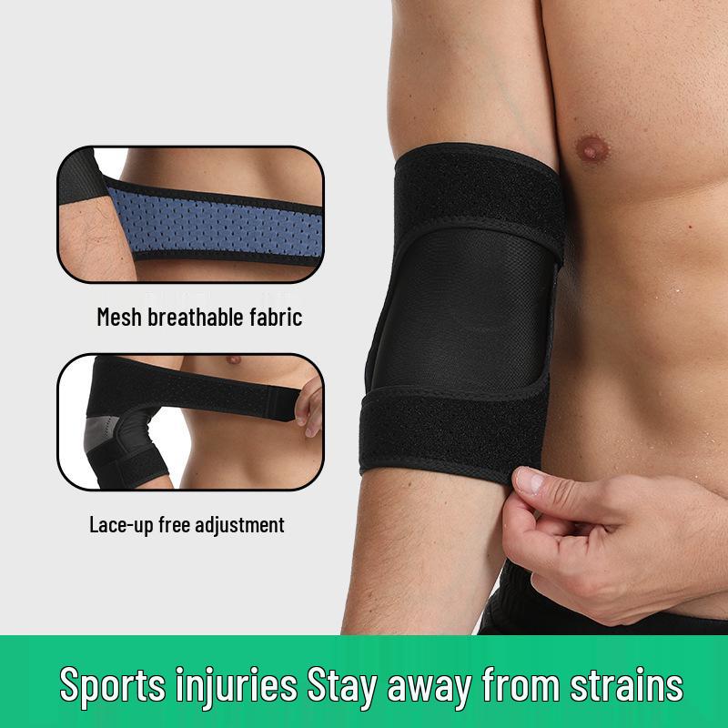 Men's Training Elbow Sleeve: Compression Support for Fitness, Bench Press, and Joint Protection.