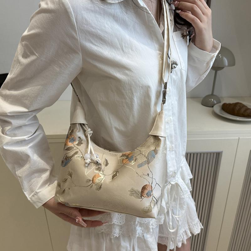 New Chinese Style Women'S Handbag 2025 New Style High-Value Fashion Shoulder Bag/Crossbody Bag/Handbag