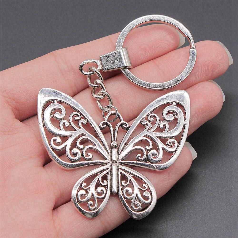 30mm Keychains Butterfly Bird Kids' Jewelry Materials QY010