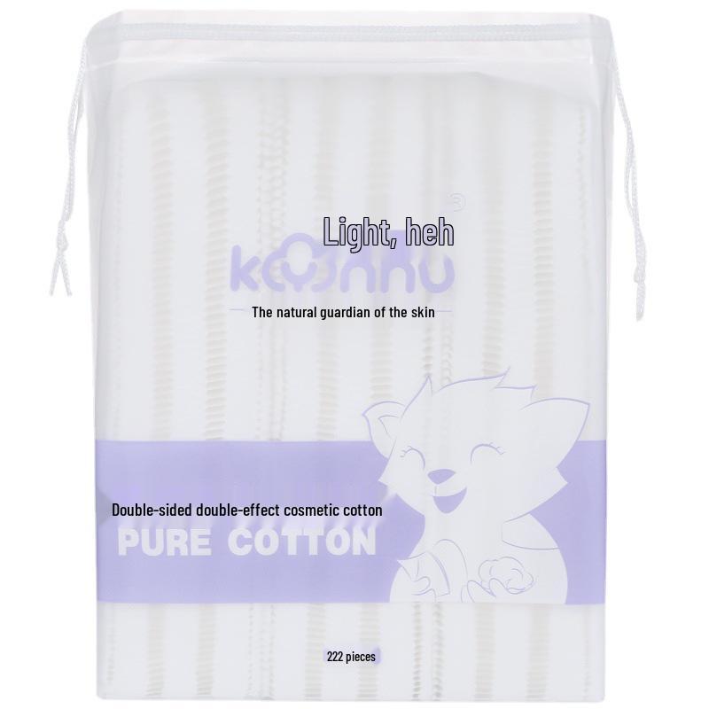 Двусторонние хлопковые диски для снятия макияжа и нанесения тоника