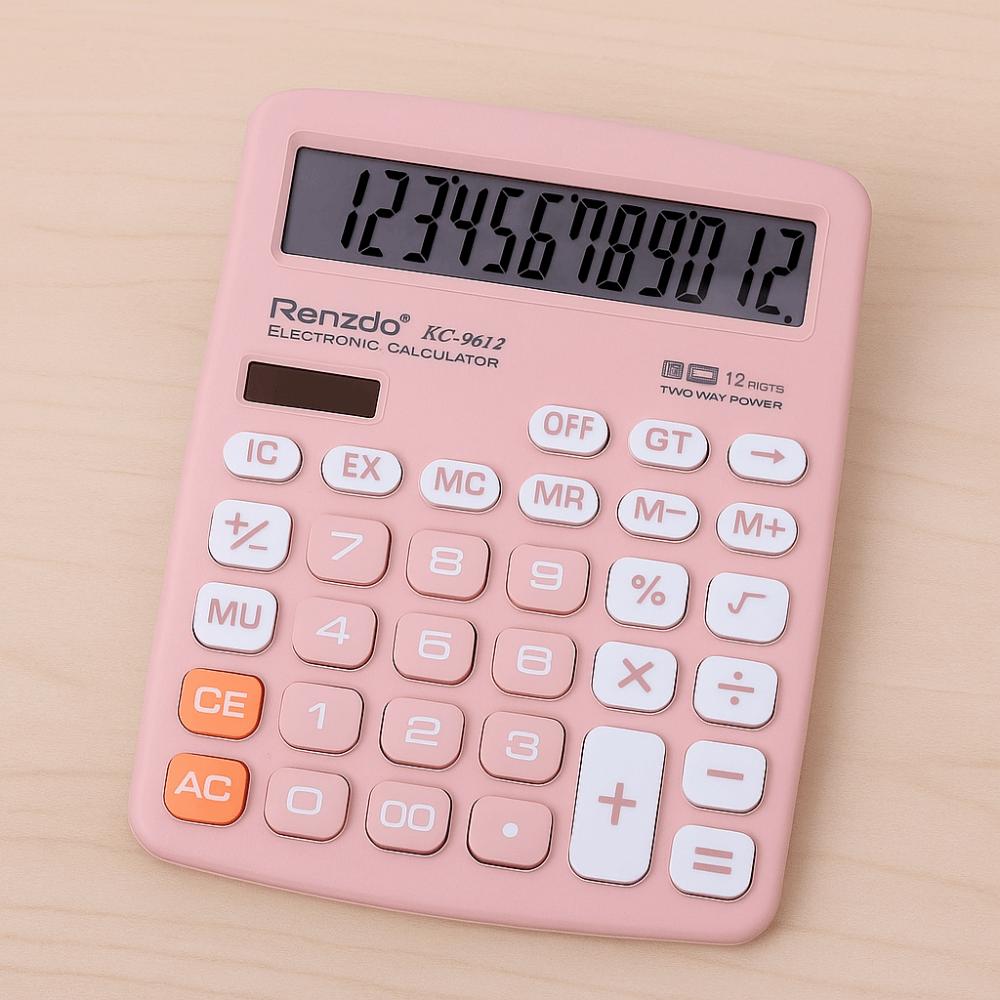 Dual Power Supply Solar Calculator 12 Digits Scientific Calculator  Office School Supplies