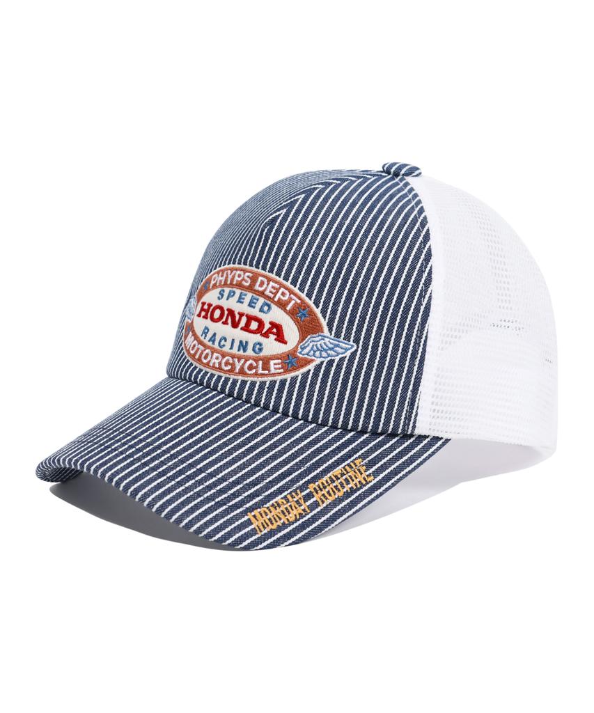PHYPS MOTORCYCLE Honda Stripe Mesh Cap_Blue
