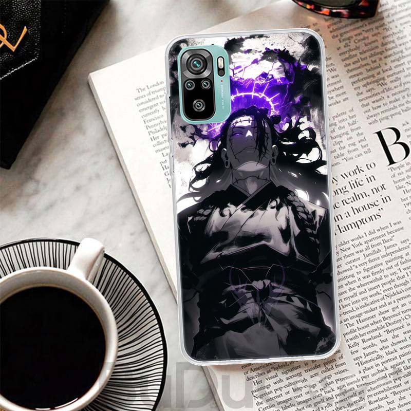 Kaisen J-Jujutsu Geto Suguru Cover For Xiaomi Redmi Note 14 13 12S 12 11 Pro Plus Phone Case 11S 10S 10 11E 11T + 9S 9 Print Coq
