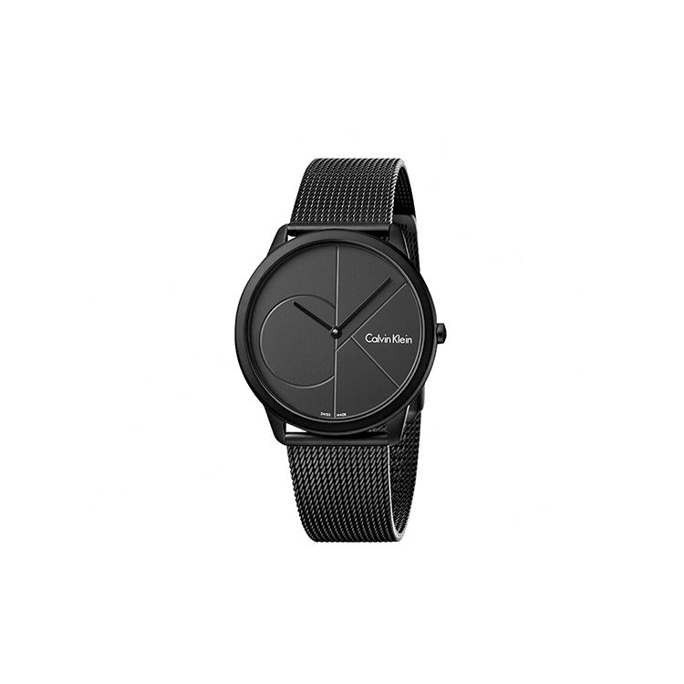 Calvin Klein Ck Quartz Watch Quartz Movement Stainless Steel Strap Black Dial Men watches Silver K3M514B1 Regular Watch Box,Black Dial