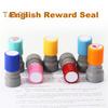 Sello de comentario en inglés Tinta de larga duración Sello de comentario en inglés Múltiples opciones de color Herramienta de evaluación para profesores