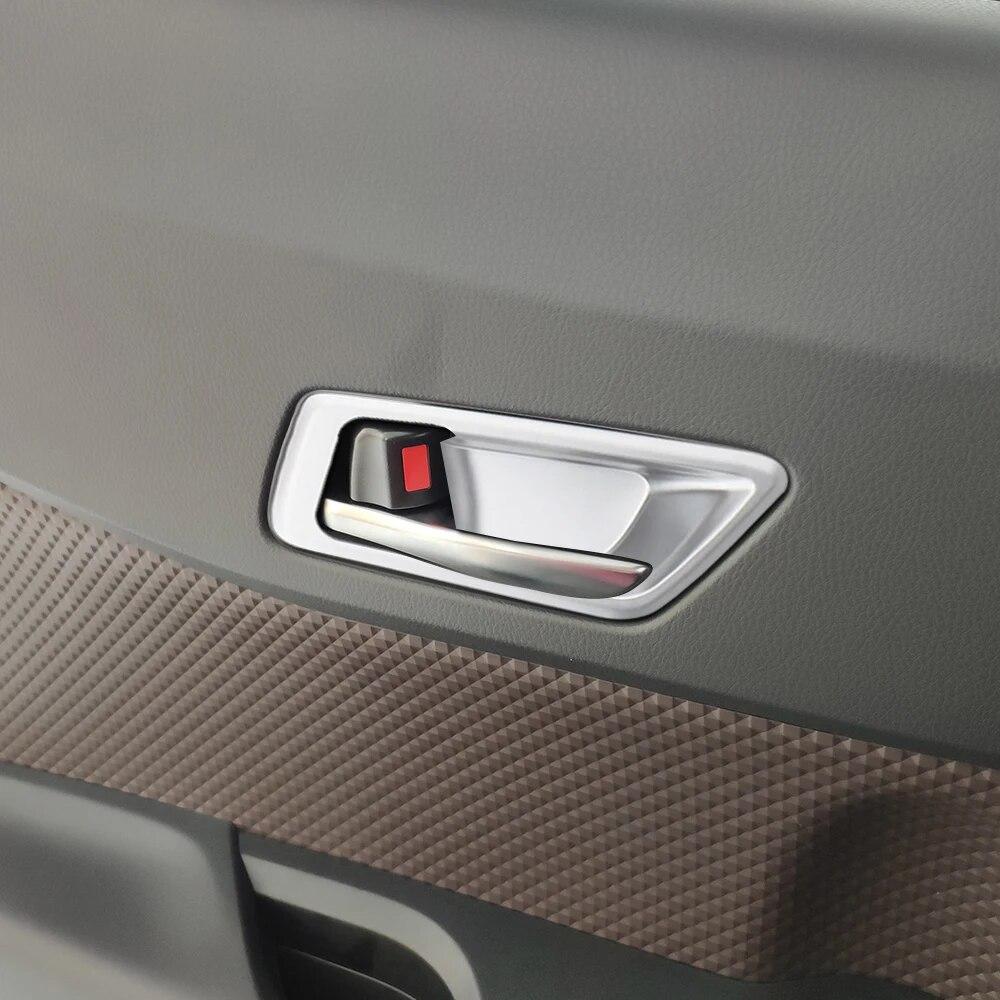 4Pcs ABS Chrome Car Inner Door Handle Bowl Cover Decoration Sticker Trim for Toyota CHR C-HR 2016 -  Interior Accessories