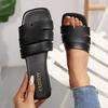 2025 New Women Slippers Flat Bottom Non-slip Outdoor Open Toe Beach Female Sandals Sexy Fashion Designer Shoes Slides Woman