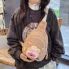 Melty Plush Fashionable Sling Bag For Children With Adorable Prints And Lightweight Design