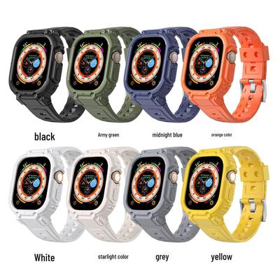 Zintegrowany pasek na nadgarstek z TPU dla Apple Watch 9. generacji, Ultra 49 mm, Opancerzona konstrukcja