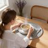 Round Pp Woven Table Placemat With Style For Home Dining Decor