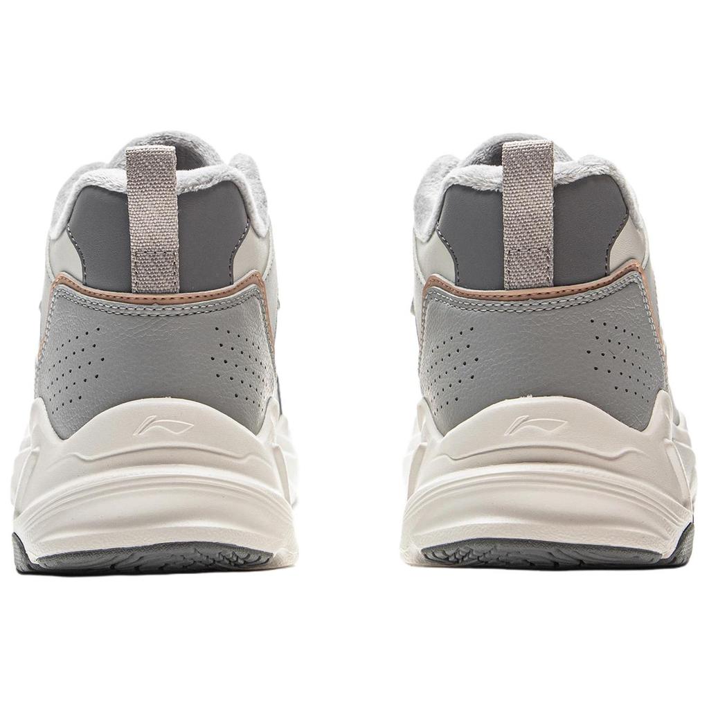 Li Ning LN DEFENDER Synthetic Leather Low top Chunky Sneakers Men's Gray AGCV425-3/
