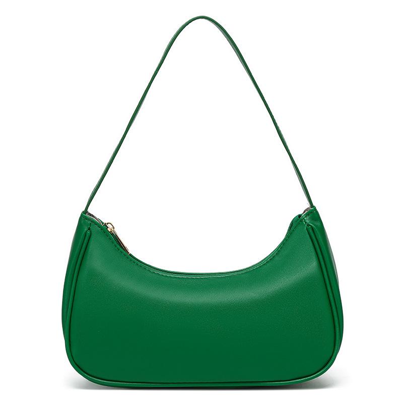

Fashi Women Shoulder Bag Underarm Bag Crossbody Handbag Trendy Simple Tote Purse Daily Casual Bag зелений