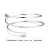 Retro Greek Roman Open Ended Spiral Shape Bracelet Armband Upper Arm Cuff Armlet Festival Bridal Bikini Dance Jewelry