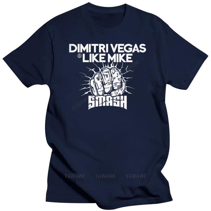 

Beach man tee shirt fashion print tees DIMITRI VEGAS LIKE MIKE T-SHIRT SMASH party festival ALL SIZES A52 male t-shirts tops S