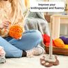 Paw Yarn Spinner Držák na přízi proti zamotání Hladká rotace Navíjecí nástroj Dávkovač příze Dárek pro milovníky háčkování a pletení