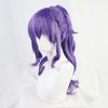 Asahina Mafuyu Cosplay Wig Purple Long Curly Temples Ponytail Heat Resistant Hair Role Play Vtuber Wigs