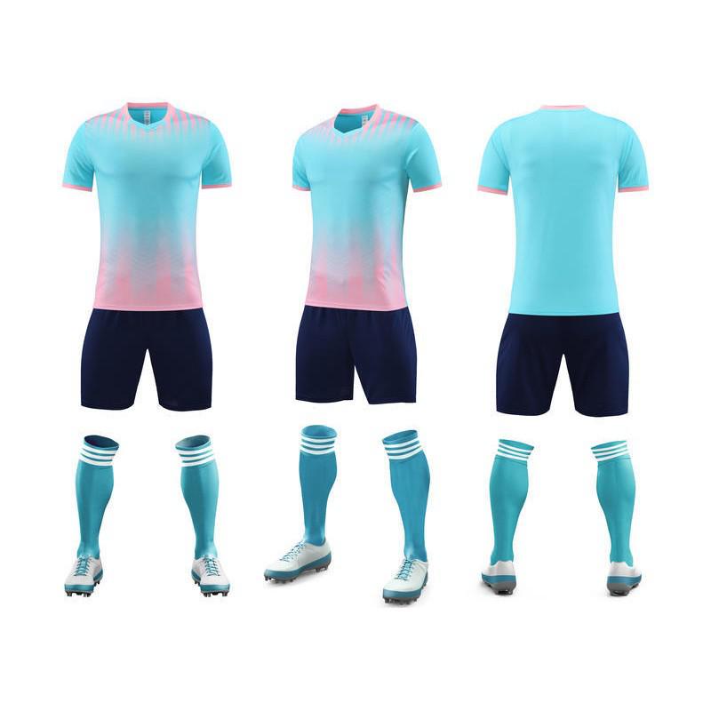 Custom Quick-Dry Football Uniform Set for Adults & Kids - Short Sleeve, Breathable Sportswear for Training & Match Play