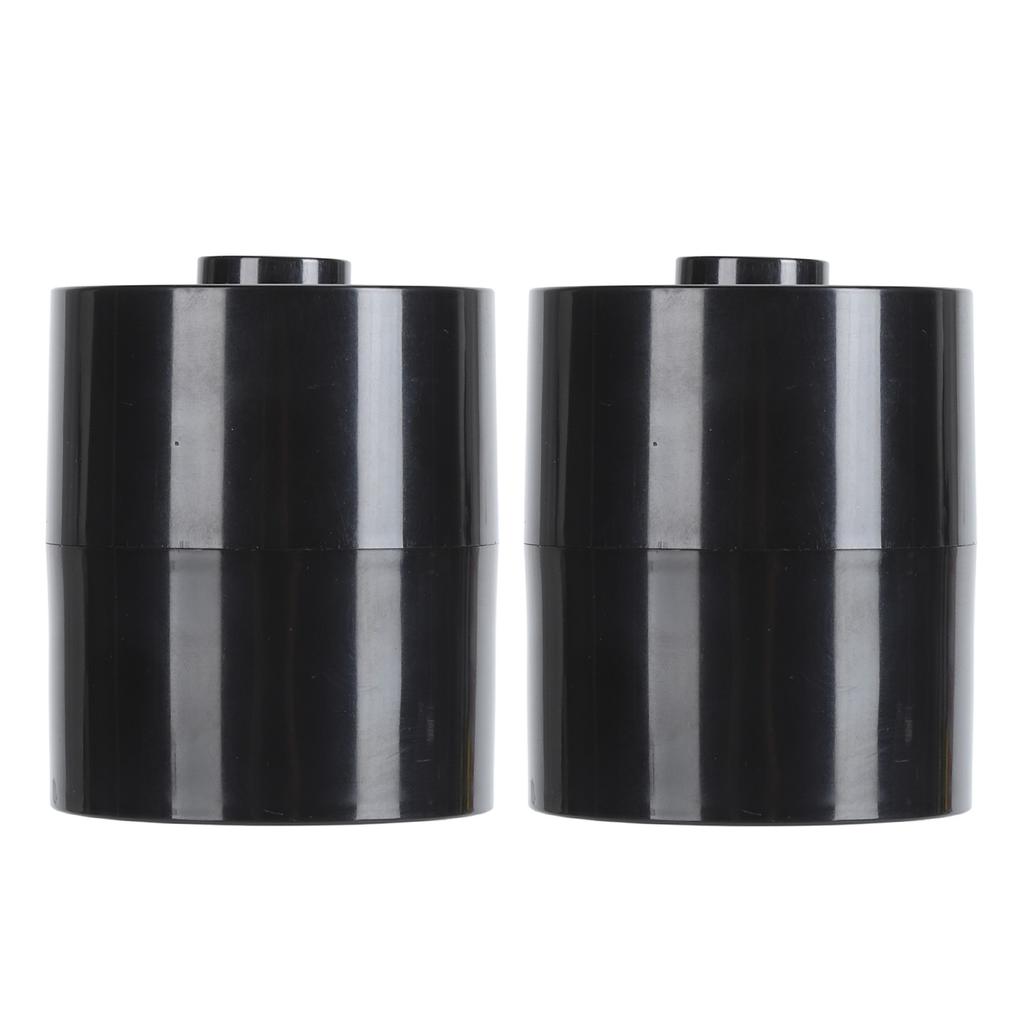 2PCS Nail Glue Storage Jar Portable Leakproof Vacuum Sealing Lash Extension Jar Black
