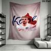 Harry Kane Icon  Wall Hanging Printed Fabric Blanket Decorative Tapestries for Bedroom Living Room Home Decor