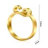 4Pcs Adjustable Knitting Crochet Loop Ring Set for Fingers 2 Style Metal Crochet Tension Ring Open Yarn Guide Finger Holders Knitting Thimbles