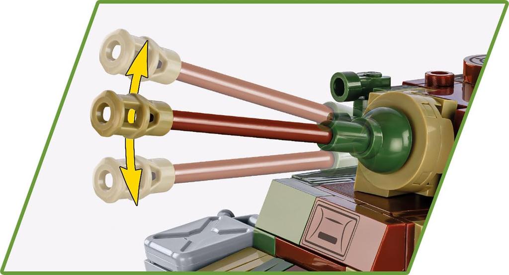 COBI 2287 Bausteine, vícebarevný, JEDNA velikost