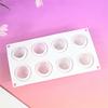 Flexible Rose Buds Silicone Molds 8 Cavity For Bakery Kitchen Use Mousse Cakes Chocolate Dessert Making Mould