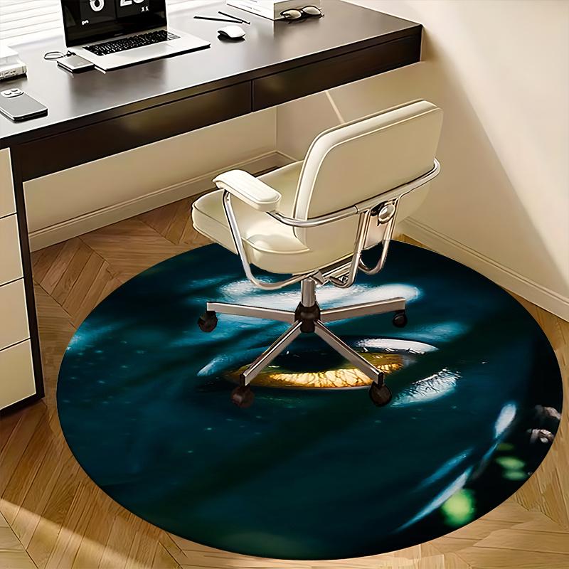 Avatar-Inspired Chair Mat - Round Carpet for Home Decor, Office Use, and Gifts - Perfect for Living Room, Bedroom, and Various Rooms0230b