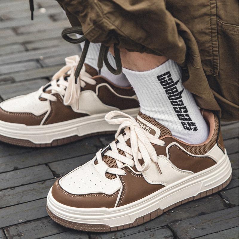 2 Herbst Neue Schuhe Herren Trendig Vielseitig Nische Studenten Board Schuhe Plateau Sportschuhe Herren