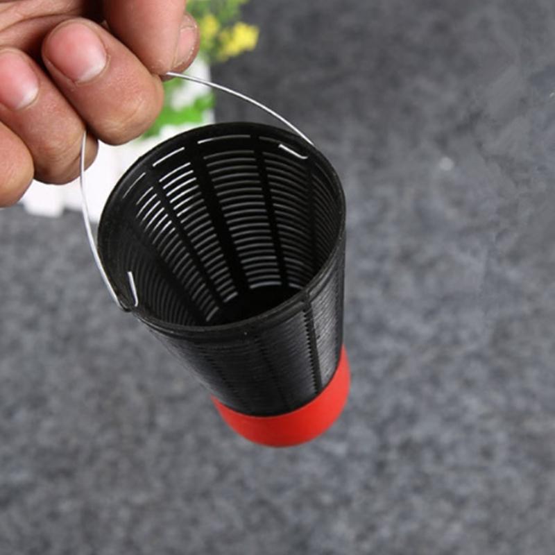 10Pcs Professional Lure Thrower Badminton Type Nesting Device Fishing Lure Basket Cage Fishing Tackle Accessories
