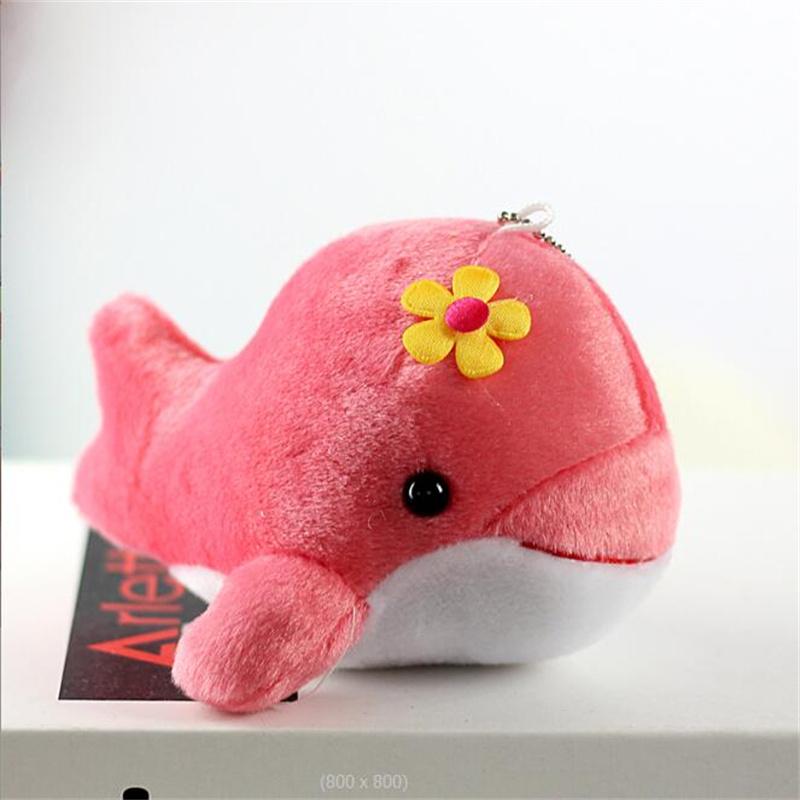 

12 см приблизительно многоцветный опционально 8 цветов дельфин плюшевая игрушка кукла кит маленькая мини-кукла животное подарок маленькая подвеска 11cm-30cm