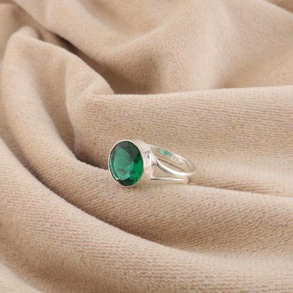 Chrome Diopside Gemstone 925 Sterling Silver Handmade Ring, Elegant Bridesmaid Jewelry, May Birthstone Gift, Jewelry For Women, RR-83-6