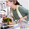 Frusta a Mano con Manovella in Acciaio Inossidabile - Mixer da Cucina a Doppia Ruota per la Cottura