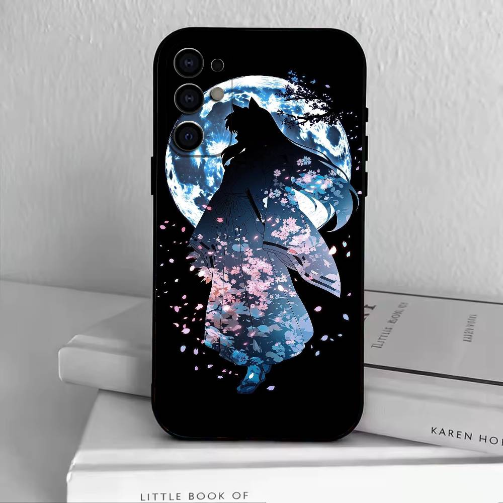 S-Sesshomaru Inuyasha Anime  Phone Case For Samsung S25,S24,S21,S22,S23,S30,Ultra,S20,Plus,Fe,Lite,Note,10,Black Cover