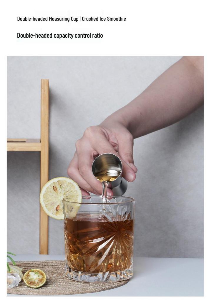 Stainless Steel Bartender Set: Boston Shaker & Cocktail Tools