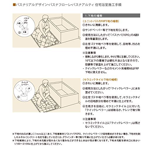 Toli Busna Real Design Bathroom Floor Sheet, 182cm Wide, 3.5mm Thick, 1m Unit (BNR3104)