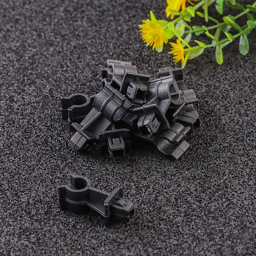 10pcs Universal Holder Car Parts 65722EB300 Hood Bonnet Support Clip Prod Rod Clamp Black Retainer