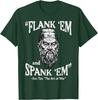 Flank Em Spank Em Sun Tzu Kunst des Krieges Lustiges Zitat Grafik T-Shirt Lässiges Baumwoll-T-Shirt für Männer Frauen