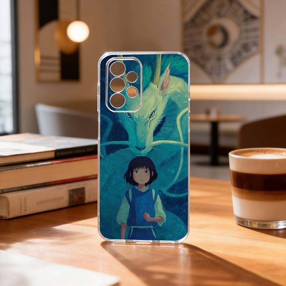 Spirited Away C-Chihiro H-Haku Phone Case For Samsung S25,S24,S21,S22,S23,S30,Ultra,S20,Plus,Fe Transparent Cover