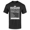 Husband Nutrition Facts Tshirt Funny Gift For Unisex From Wife Shirt