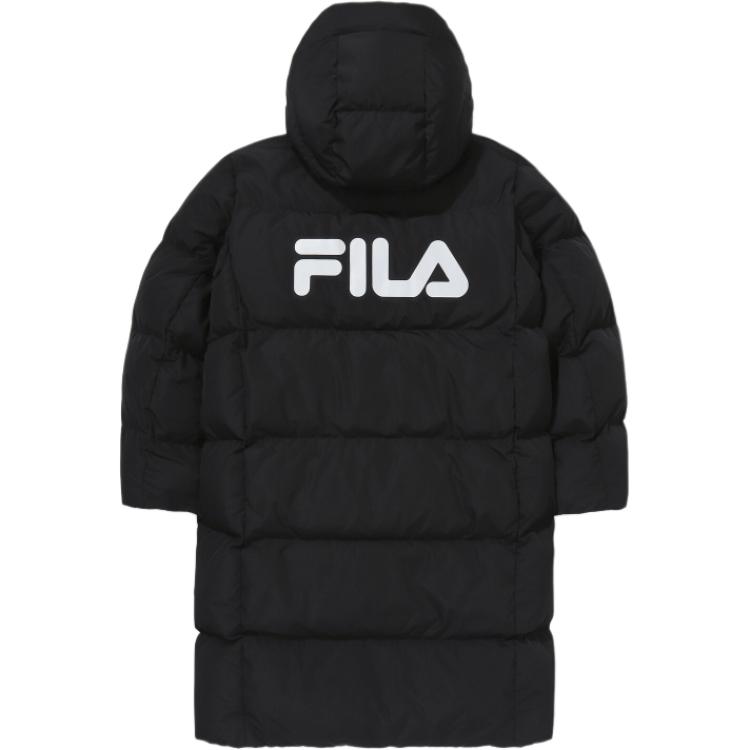 FILA Down Jackets Unisex Black Hooded Thickened FS254DJ01X005-001