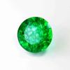 8 Carat Natural Emerald Green Round Cut Loose Gemstone Ring Size