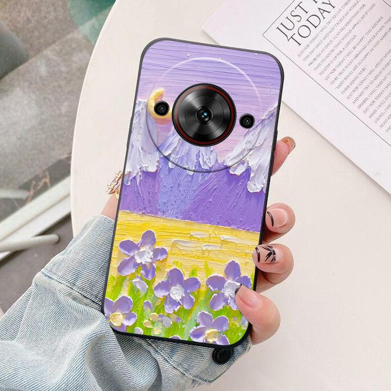 For ZTE Blade A75 5G Phone Case Astronaut Silicone Camera Protection Back Cover For ZTE BladeA75 5G Funda Colorful Coque A 75