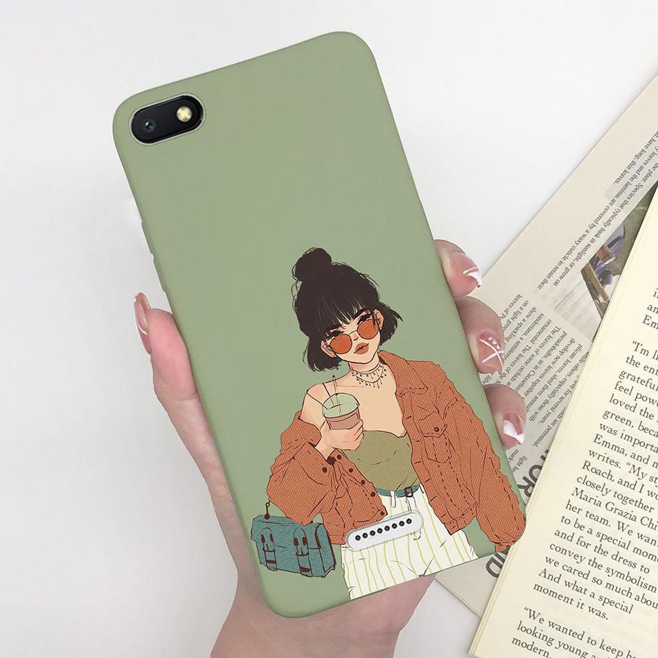 For Xiaomi Redmi 6A Case Cover Soft Silicone multicolor cute tpu Phone Cover Case For Xiomi Redmi 6A 6 A A6 bumper Phone Funda